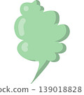 Smelling smoke cloud vector icon on white 139018828
