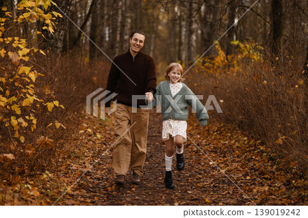 Warm Family Excursion Amid Vivid Fall Leaves Forming Lifetime Cherished Recollections Warm Family Excursion Amid Vivid Fall Leaves Forming Lifetime Cherished Recollections 139019242
