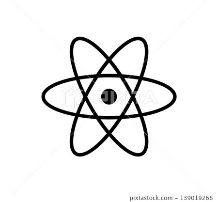 Atom Ion Icon Atom Ion Icon 139019268