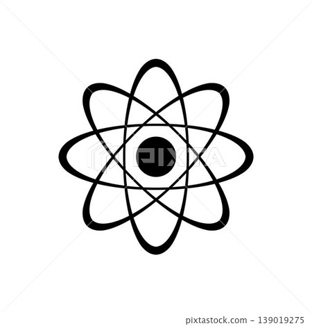 Atom Icon Mandala Style 139019275