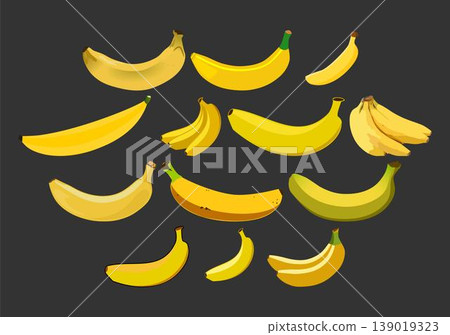 Ripe Banana Cluster - Harvest Abundance 139019323