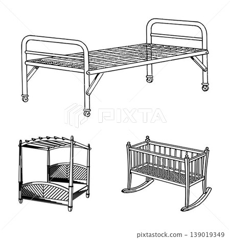 Serenity Sleep Suite - Collection of Bed Graphics Serenity Sleep Suite - Collection of Bed Graphics 139019349