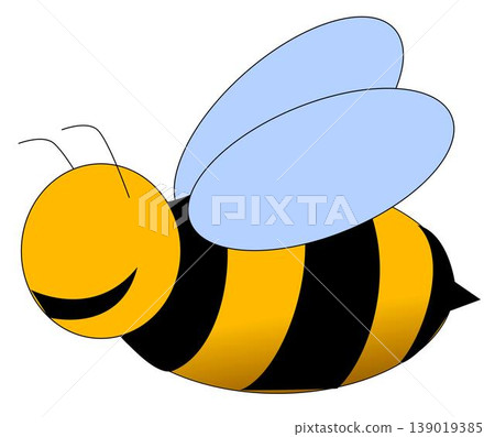Buzzy Ballet - Bee Illustration Dance of the Honeybee's Whimsical Magic 139019385