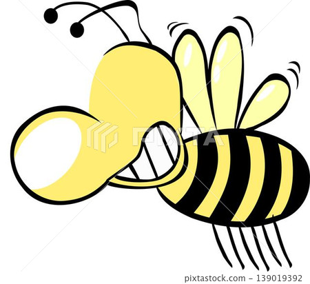 Honey Haven Hullabaloo Bee Illustration - Charming Adventure Unleashed 139019392