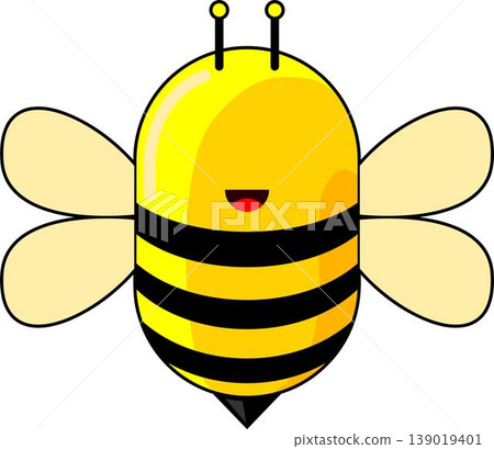 Marvelous Bee Ballet - Vector Buzz and Playful Positivity Marvelous Bee Ballet - Vector Buzz and Playful Positivity 139019401