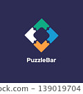 Puzzlebar - Puzzle Logo for Business Cooperation. 139019704
