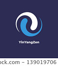 Yinyangzen - Yin and Yang Logo. 139019706