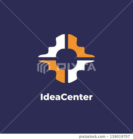 Ideacenter - Circle Gear Logo for Technology. 139019707