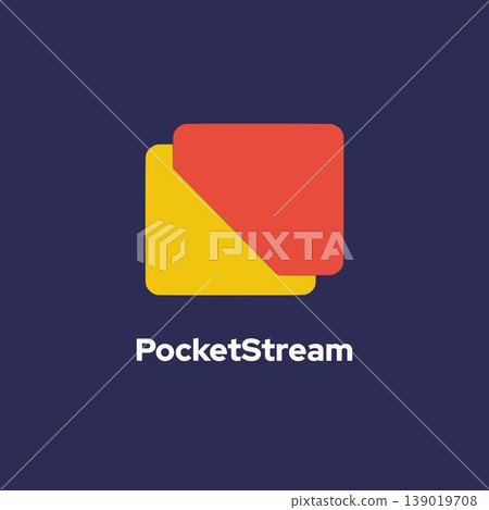 Pocketstream - Minimalist Blockchain Icon. 139019708