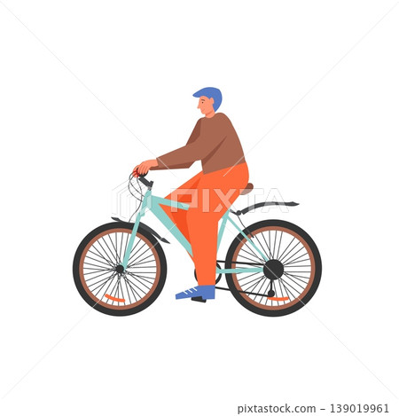 Walk in the park, vector flat style design illustration Walk in the park, vector flat style design illustration 139019961