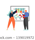 Business team characters, vector flat isolated illustration 139019972