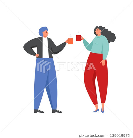Business team characters, vector flat isolated illustration Business team characters, vector flat isolated illustration 139019975