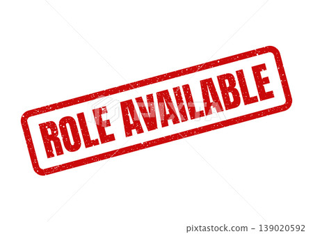 Text mark displaying ROLE AVAILABLE information, perfect for job advertisements and human resources communications Text mark displaying ROLE AVAILABLE information, perfect for job advertisements and human resources communications 139020592