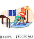Woman rocking baby on hand vector icon cartoon 139020768