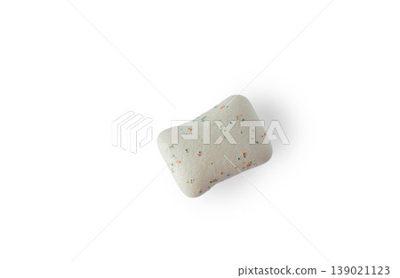 Chewing Gum Cube Isolated on White Background Chewing Gum Cube Isolated on White Background 139021123