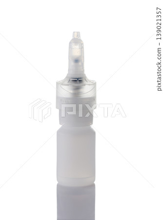 Nasal Spray Bottle Isolated on White Background Nasal Spray Bottle Isolated on White Background 139021357