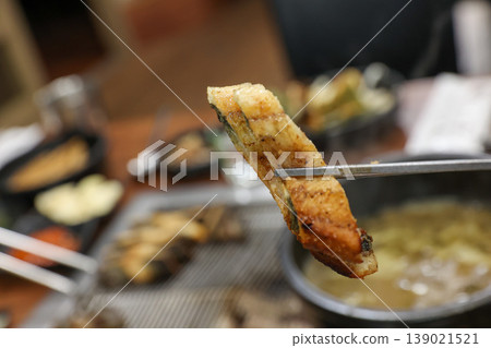 delicious authentic korean eel soup with healthy ingredients delicious authentic korean eel soup with healthy ingredients 139021521