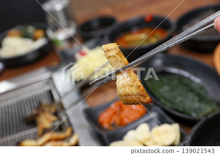 delicious authentic korean eel soup with healthy ingredients delicious authentic korean eel soup with healthy ingredients 139021543
