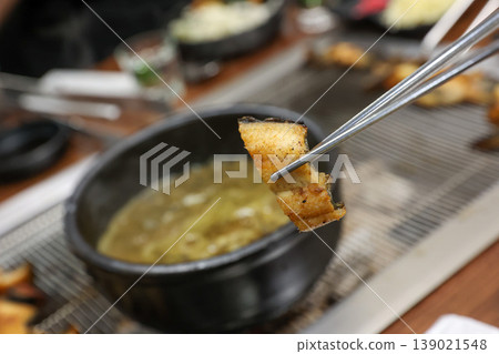 delicious authentic korean eel soup with healthy ingredients delicious authentic korean eel soup with healthy ingredients 139021548