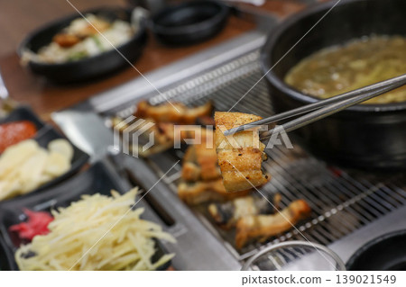 delicious authentic korean eel soup with healthy ingredients delicious authentic korean eel soup with healthy ingredients 139021549