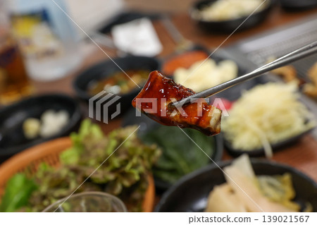 delicious authentic korean eel soup with healthy ingredients delicious authentic korean eel soup with healthy ingredients 139021567