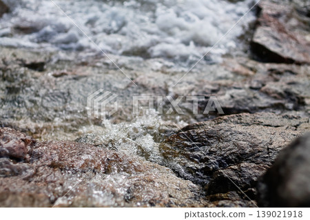 Freshwater Spring Meets Salty Ocean Freshwater Spring Meets Salty Ocean 139021918