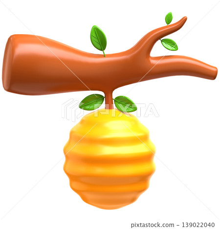 Cute 3D Bee Hive Icon, Honeycomb Nature Illustration for UI App, Autumn Farm Design, Organic Branding, and Seasonal Digital Products Cute 3D Bee Hive Icon, Honeycomb Nature Illustration for UI App, Autumn Farm Design, Organic Branding, and Seasonal Digital Products 139022040