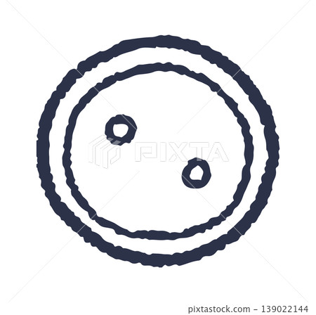 Hamster Face Emoticon Hand Drawn Doodle 139022144