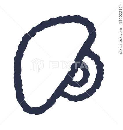 Taco Outline Hand Drawn Doodle Taco Outline Hand Drawn Doodle 139022164
