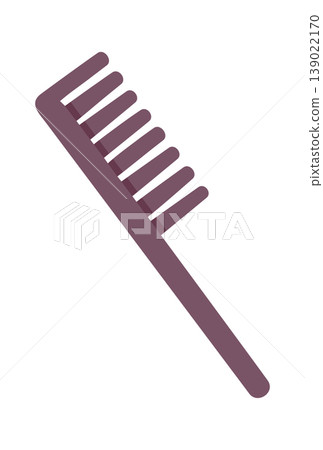 Comb Angled Grooming Tool Silhouette Comb Angled Grooming Tool Silhouette 139022170
