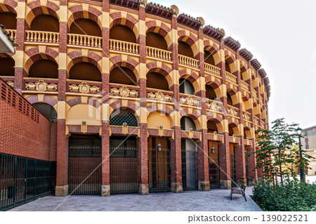 The Plaza de Toros de la Misericordia, Bullring in Zaragoza, Spain. The Plaza de Toros de la Misericordia, Bullring in Zaragoza, Spain. 139022521