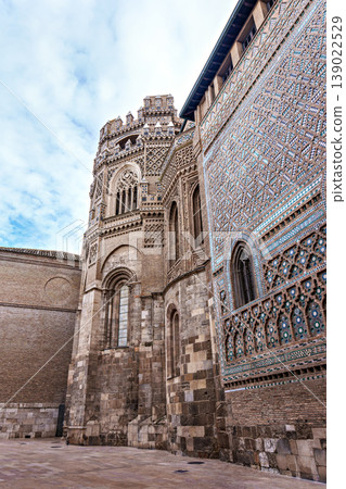 The Cathedral of the Savior or La Seo de Zaragoza is a Roman Catholic cathedral in Zaragoza, in Aragon, Spain 139022529
