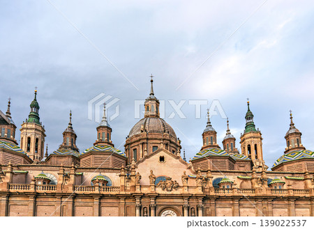 Exterior of Cathedral Basilica of Our Lady of the Pilar, Zaragoza, Spain Exterior of Cathedral Basilica of Our Lady of the Pilar, Zaragoza, Spain 139022537