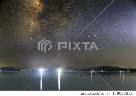 瀨戶內銀河和天蠍座的夏季星圖 瀨戶內銀河和天蠍座的夏季星圖 139022831