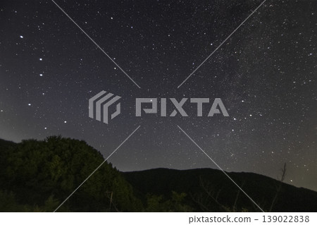 夏夜星空:北極星、北斗七星和仙后座 夏夜星空:北極星、北斗七星和仙后座 139022838