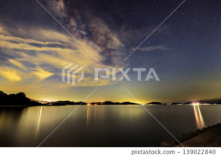 瀨戶內海夏日星空夜景:眾多島嶼與銀河之美 瀨戶內海夏日星空夜景:眾多島嶼與銀河之美 139022840