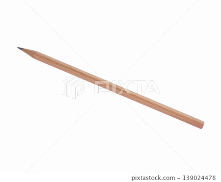 Brown pencil isolated on white background Brown pencil isolated on white background 139024478