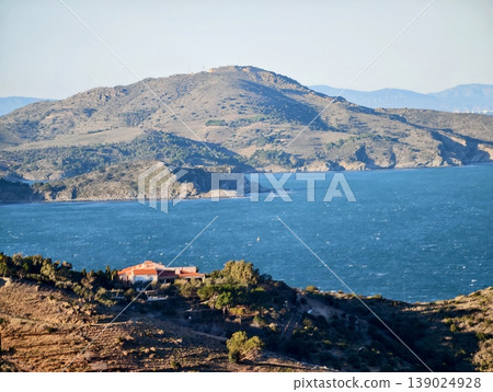Silent Hillside Dwelling, Hidden Cottage Situated On Hilltop Overlooking Serene And Peaceful Lakeside Scenery Silent Hillside Dwelling, Hidden Cottage Situated On Hilltop Overlooking Serene And Peaceful Lakeside Scenery 139024928