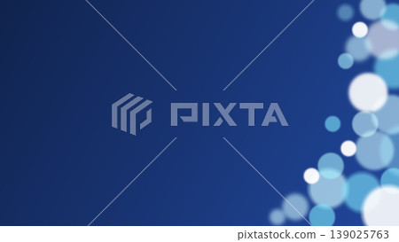 [Background Material] Blue background with white light bokeh 139025763