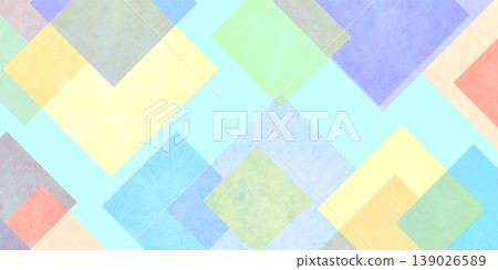 Abstract art background with pastel-colored geometric patterns 139026589