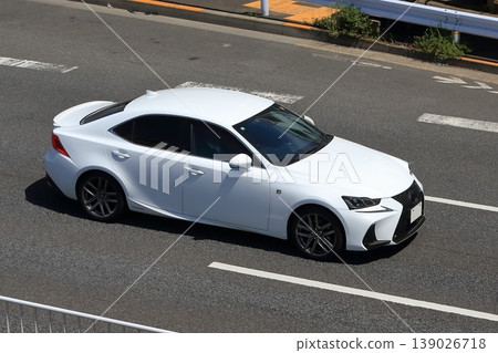 White luxury sports sedan White luxury sports sedan 139026718