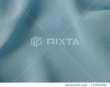 Blue crepe fabric texture 139026861
