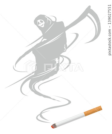 一幅描繪香菸與惡魔共存的畫面。 139027551