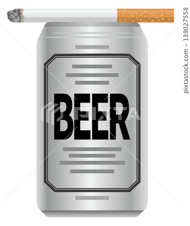 一幅插圖描繪了有人用空罐子當煙灰缸的情景。 139027558