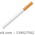 Image illustration of a single cigarette 139027562