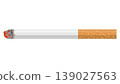 Image illustration of a lit cigarette 139027563