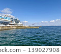 Modern Seaport Architecture and Leisure in Sunny Day 139027908