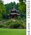 Chinese-style observation deck 139028028