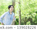 在綠樹環繞、環境清幽的戶外公園裡，女性可以享受有氧運動和跑步，進而促進健康的生活方式。 139028226