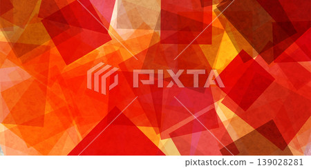 Abstract background with red and orange geometric patterns 139028281